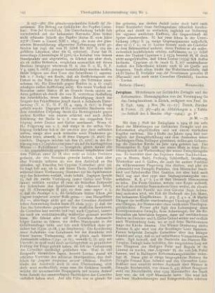 144-145 [Rezension] Zwingliana. Mitteilungen zur Geschichte Zwinglis und der Reformation. 1904. (Bd. I, Nr. 15 - 17.)