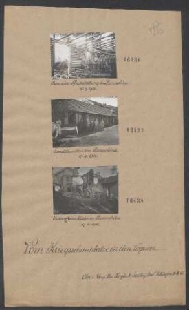 Landsturmskantine Provencheres 17.10.1915