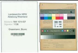 Entnazifizierung Bruno Grassmann , geb. 11.10.1921 (Verkaeufer)