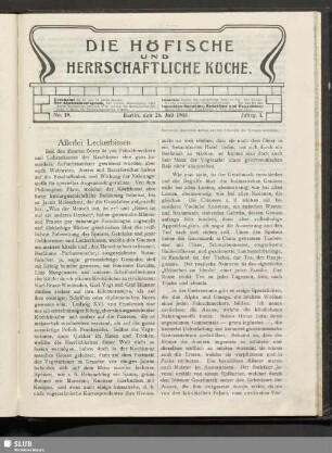 No. 19, 25. Juli 1905