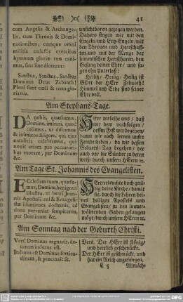 Am Tage St. Johannis des Evangelisten