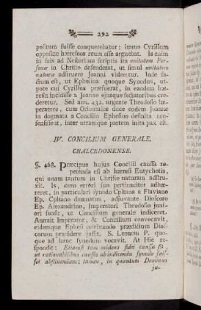 292-303, IV. Concilium (§ 468 - 478)