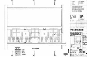 Stuttgart Hbf: Neuplanung eines Restaurants/ DSG - Detailschnitt 9' - 9' Arkadenrestaurant Empfangsgeb. Restaurant