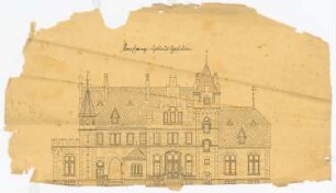 Bahnhof, Gerolstein: Ansicht Empfangsgebäude