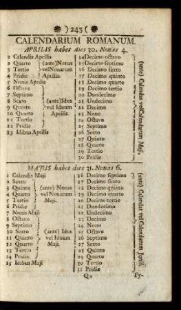 Calendarium Romanum