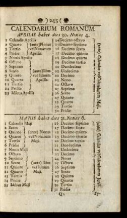 Calendarium Romanum