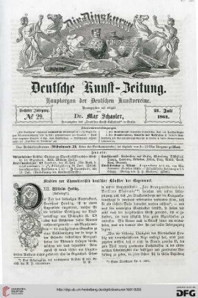 Nr. 29 (21. Juli 1861)