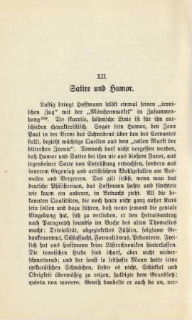 XII. Satire und Humor