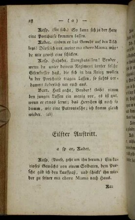 Eilfter Auftritt. - Zwanzigster Auftritt.