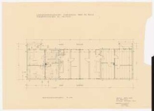 Siedlung Hinrichssegen, Bruckmühl Doppelwohnhaus: Grundriss Obergeschoss 1:50