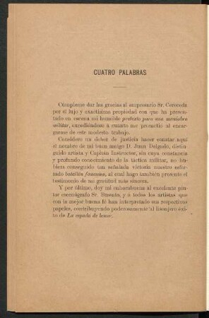 Cuatro palabras
