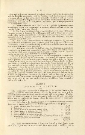 Chapter X. Occupation of the people