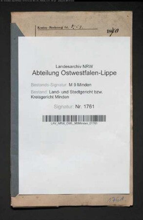 Sonstige: Prange (Vogt), Johann Daniel: