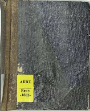 Adress-Buch für die Stadt Brandenburg mit Einschluß des Doms