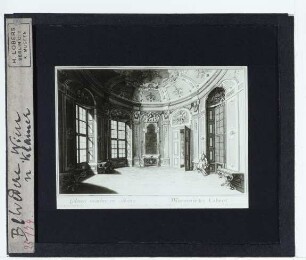 Wien, Oberes Belvedere,Kleiner, Marmorsaal des Belvedere (Druck)
