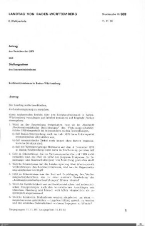 Antrag der SPD: Rechtsextremismus