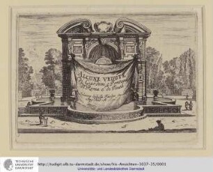 Alcune Vedute di Giardini e Fontane di Roma e di Tiuoli : Bildliche Darstellung
