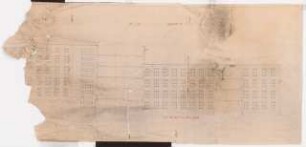 Reichsluftfahrtministerium, Berlin: Ansicht/Schnitt Hauptbau 1:100 (Fragment)
