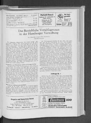 Zeitfrage Nr. 1