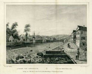 Ansicht von Gernsbach - Vue de Gernsbach