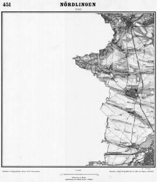 431 Nördlingen west [Topographische Karte von Bayern 1:25.000 (Positionsblätter)]