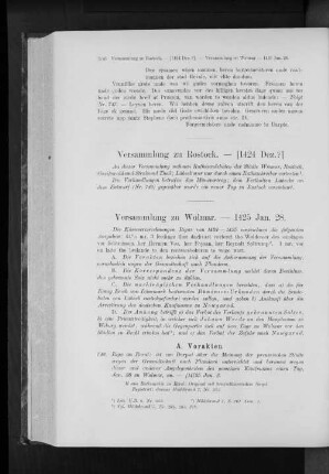 Versammlung zu Wolmar. - 1425 Jan. 28.