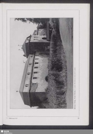Frenzer Burg, Kreis Düren. 16. Jahrh. Mit Umbauten Ende des 17. Jahrh.