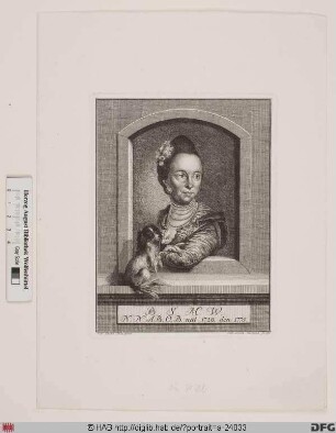 Bildnis Barbara Sabina Maria Will, geb. Neubauer von Obernbürg