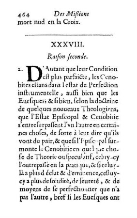 XXXVIII. Raison seconde