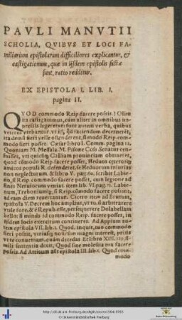 Pauli Manutii Scholia