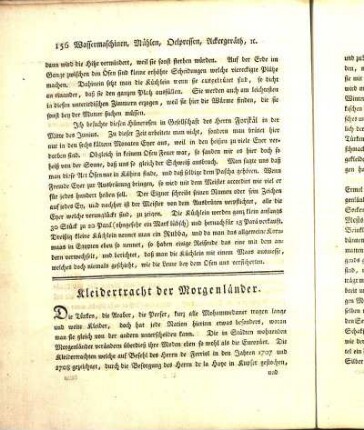 Kleidertracht der Morgenländer.