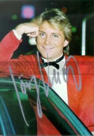 Autogrammkarte von Jörg Kudo (?)