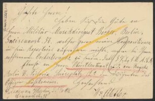 Brief an B. Schott's Söhne : 23.11.1901
