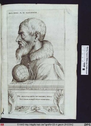 Selbstporträt Augustin Hirschvogels.
