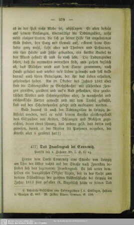 437. Das Frankengrab bei Connewitz