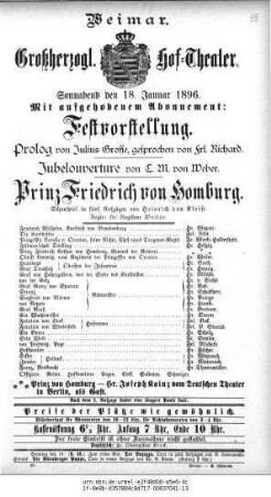 Prinz Friedrich von Homburg