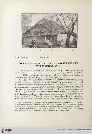 6: Budownictwo ludowe (Mieszkaniowe wsi Podbołocie)
