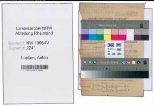Entnazifizierung Anton Luyken , geb. 04.07.1897 (Verw.Angestellter)