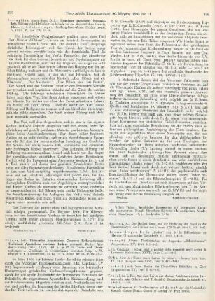 839-840 [Rezension] Didascaliae apostolorum, Canonum ecclesiasticorum, Traditionis apostolicae versiones Latinae