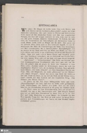 Epithalamia