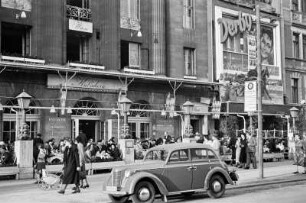 Berlin, Kurfürstendamm. Haus Wien (Karl Kutschera). Straßenbild