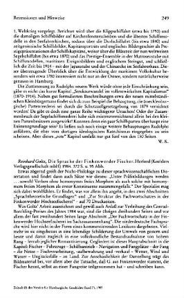 Goltz, Reinhard :: Die Sprache der Finkenwerder Fischer : Herford, Koehler, 1984