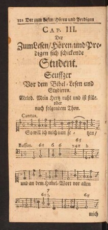Seuffzer Vor dem Bibel-Lesen und Studieren.