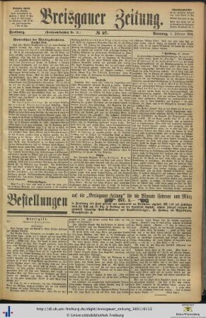 Nr. 27-50 (Februar 1891)