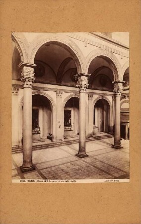 San Lorenzo, Florenz: Arkaden des Schiffs