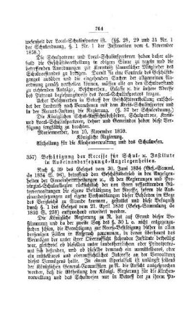 Bestätigung der Recesse für Schul- etc Institute in Auseinandersetzungs-Angelegenheiten : [IV. Elementarschulwesen]
