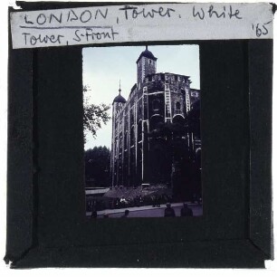 London, Tower, White Tower : Südansicht