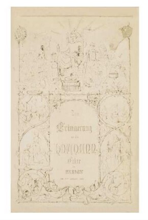 Zur Erinnerung an die Hofmann-Feier in Berlin am 8ten Januar 1870