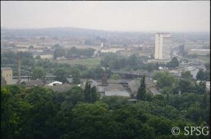Potsdam, Blick vom Brauhausberg auf die Stadt.