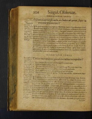 Observatio LXXIII. Tertius interueniens quando executionem impediat?